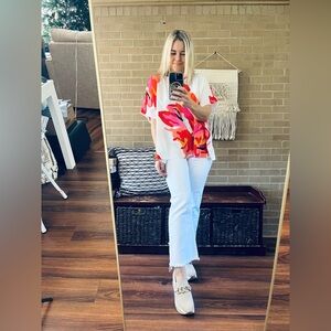 CROSBY by Mollie Burch Vibrant Floral Tunic